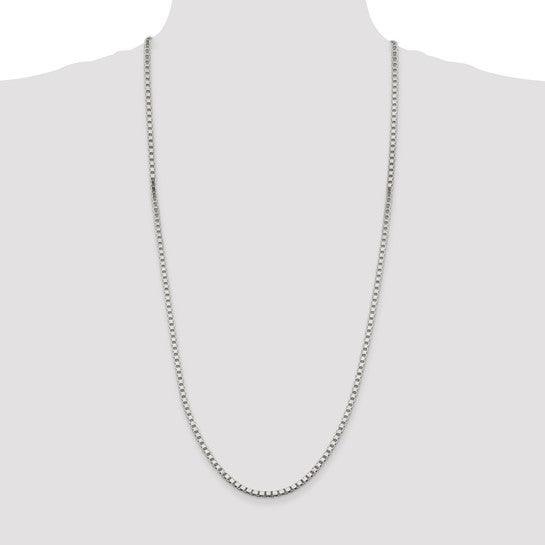 Sterling Silver 3.25mm Box Chain