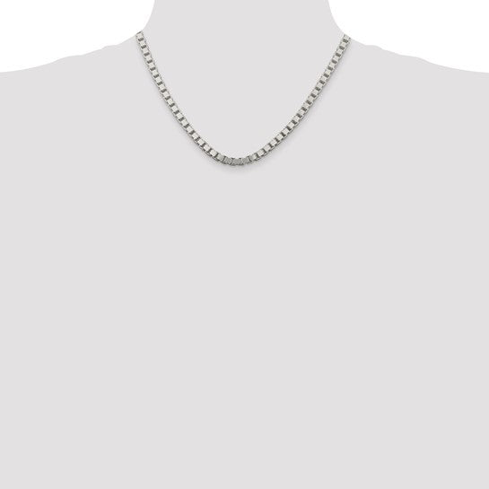 Sterling Silver 4.5mm Box Chain