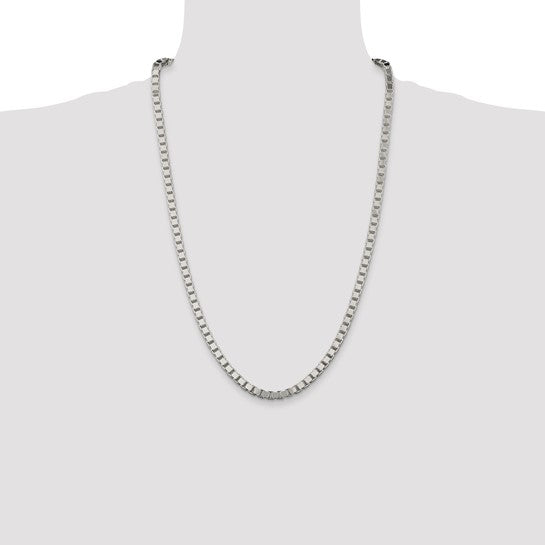 Sterling Silver 4.5mm Box Chain