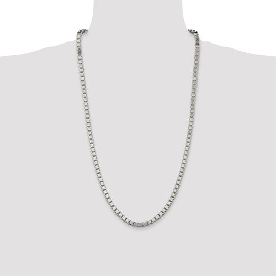Sterling Silver 4.5mm Box Chain