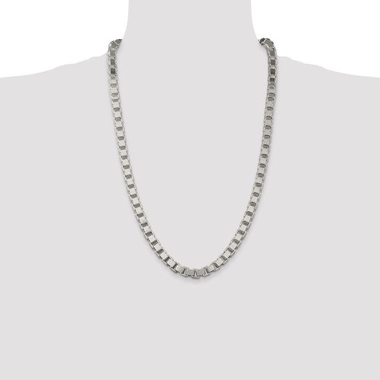Sterling Silver 7mm Box Chain