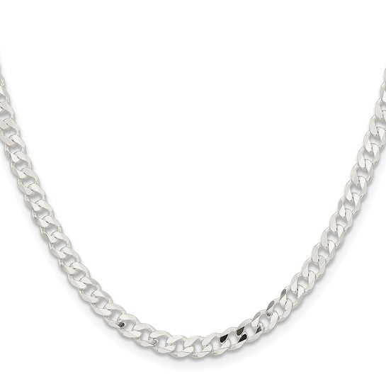 Sterling Silver 4.5mm Curb Chain