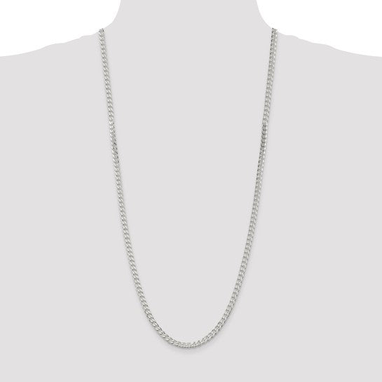 Sterling Silver 4.5mm Curb Chain