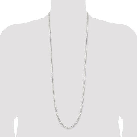 Sterling Silver 4.5mm Curb Chain