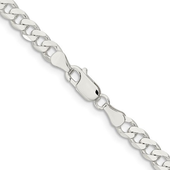 Sterling Silver 6mm Curb Chain