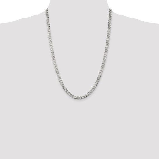 Sterling Silver 6mm Curb Chain