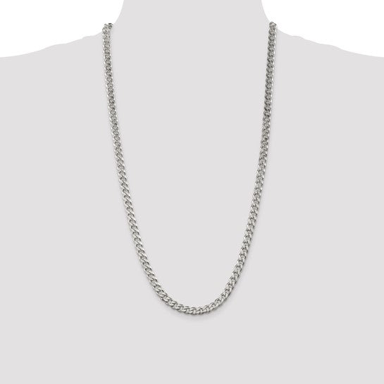 Sterling Silver 7mm Curb Chain