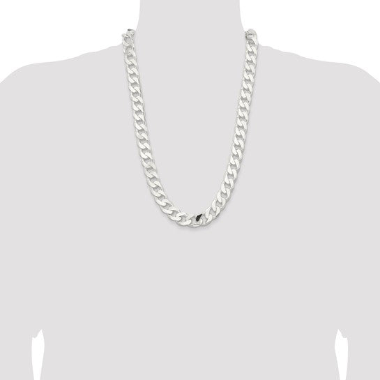 Sterling Silver 15mm Curb Chain