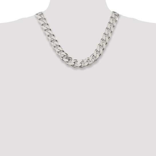 Sterling Silver 16.25mm Curb Chain