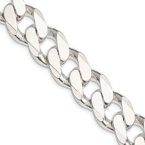 Sterling Silver 16.25mm Curb Chain