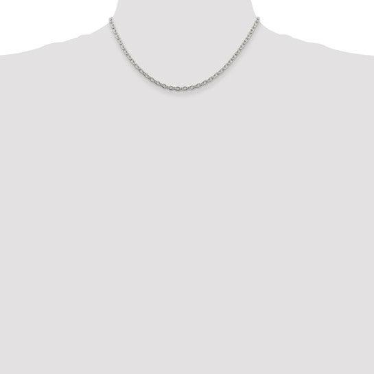 Sterling Silver 3.5mm Cable Chain