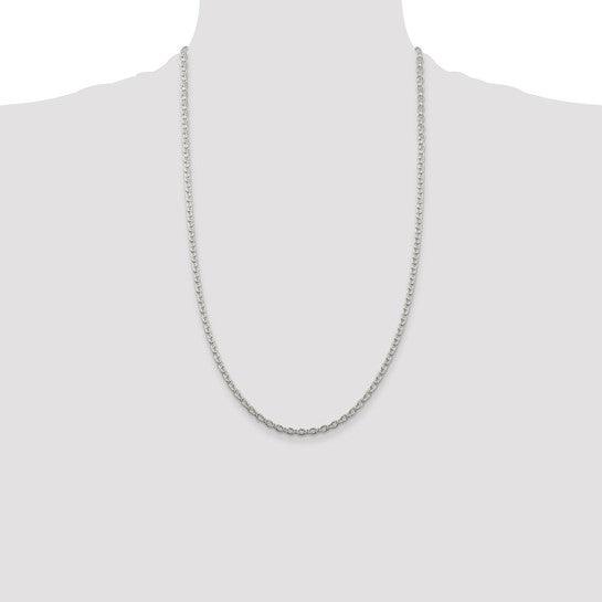 Sterling Silver 3.5mm Cable Chain