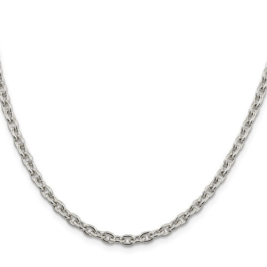 Sterling Silver 4.5mm Cable Chain