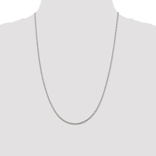 Sterling Silver 2mm Loose Rope Chain