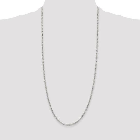 Sterling Silver 2.5mm Rolo Chain