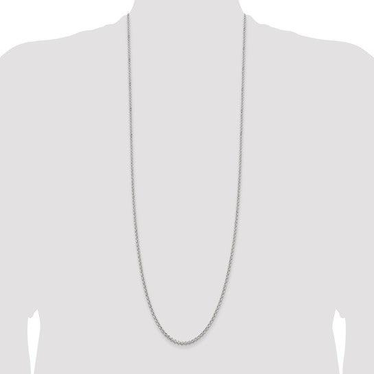 Sterling Silver 2.5mm Rolo Chain