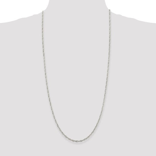 Sterling Silver 2.75mm Loose Rope Chain