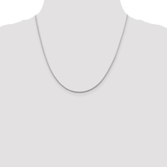 Sterling Silver 1.45mm Diamond Cut Round Franco Chain