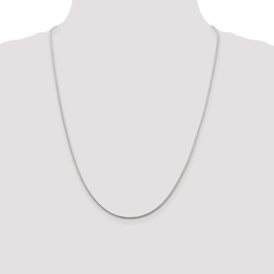 Sterling Silver 1.45mm Diamond Cut Round Franco Chain