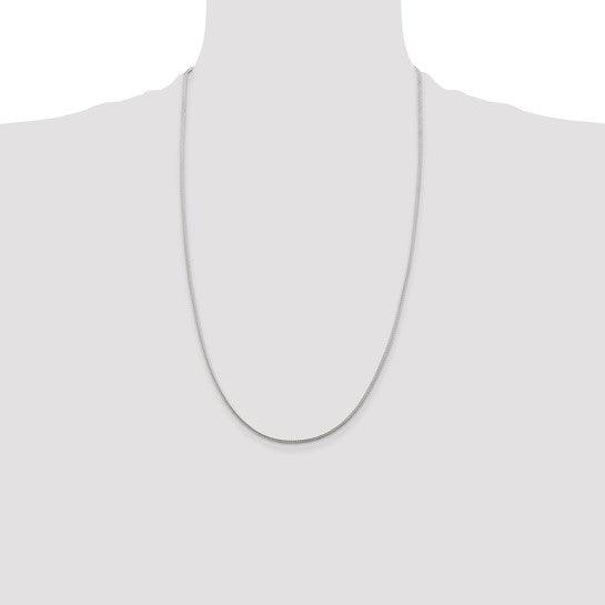 Sterling Silver 1.45mm Diamond Cut Round Franco Chain