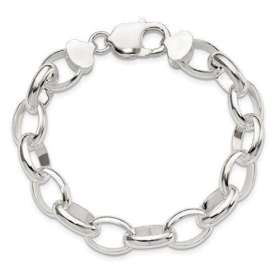 Sterling Silver Rolo Bracelet