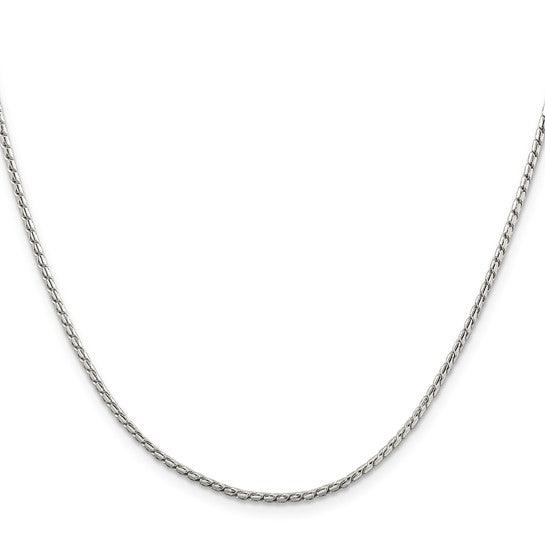 Sterling Silver 1.75mm Round Franco Chain