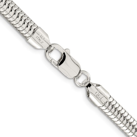Sterling Silver 6mm Round Snake Chain