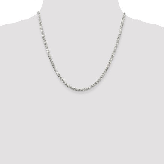 Sterling Silver 3mm Round Spiga Chain