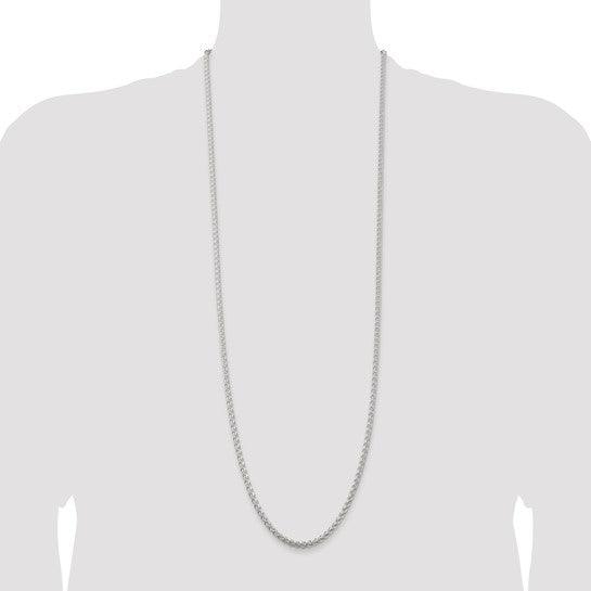 Sterling Silver 3mm Round Spiga Chain