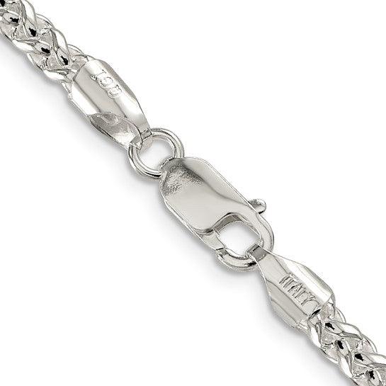Sterling Silver 4mm Round Spiga Chain