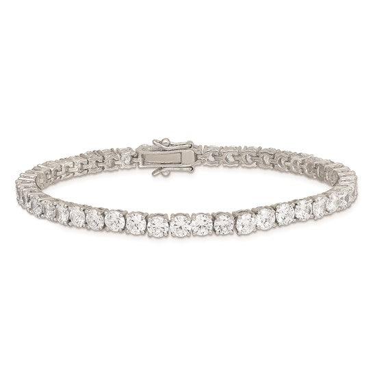Sterling Silver Cubic Zirconia Bracelet