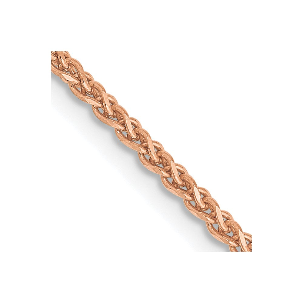 14K Rose Gold Spiga Chain — 1.7 mm