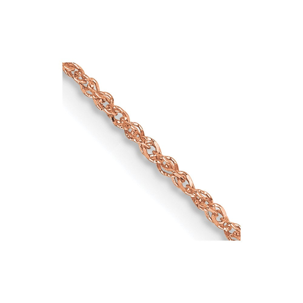 14K Rose Gold Ropa Chain — 1.1 mm