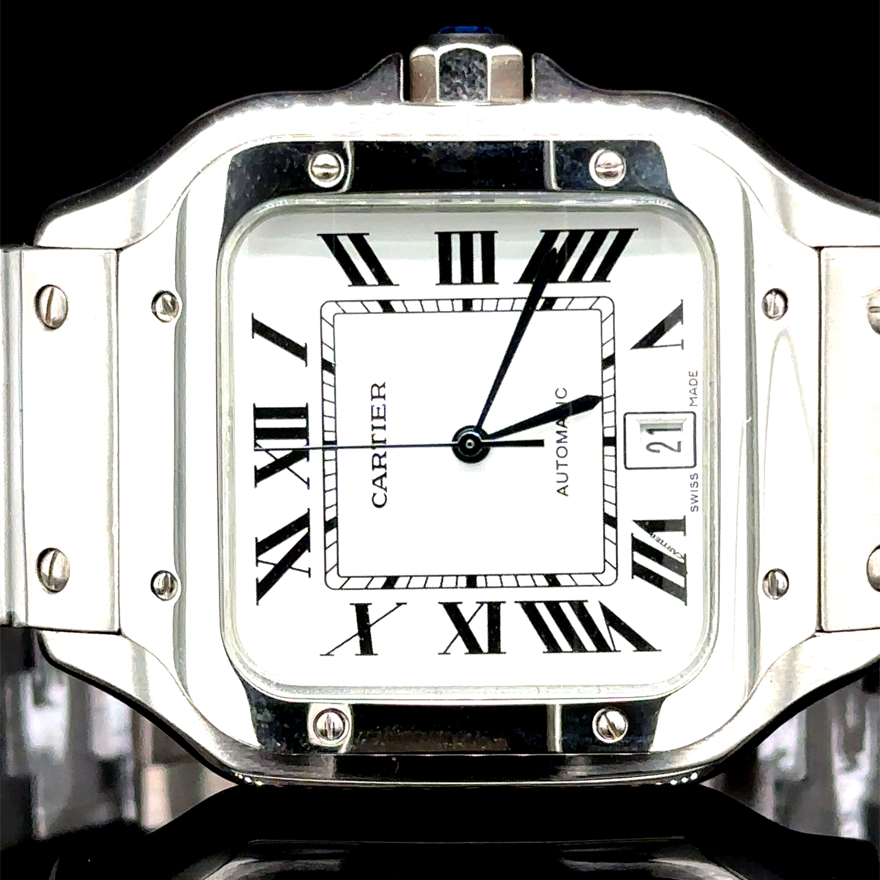 Plain Cartier Santos Watch