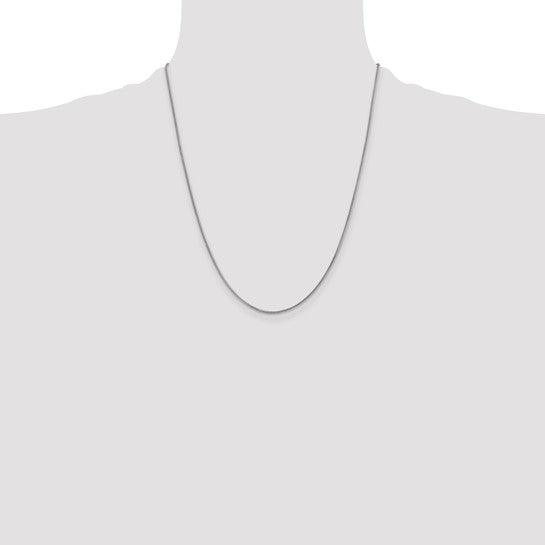 14k White Gold 0.90mm Franco Chain
