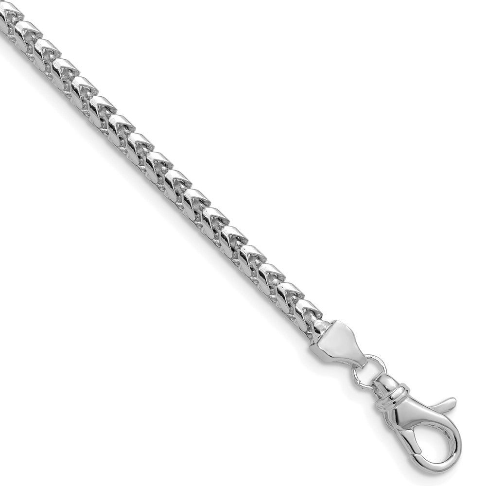 14K White Gold Franco Chain — 3 mm