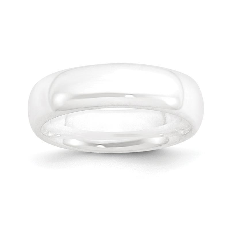 Ceramic White 6mm Polished Band - Seattle Gold Grillz