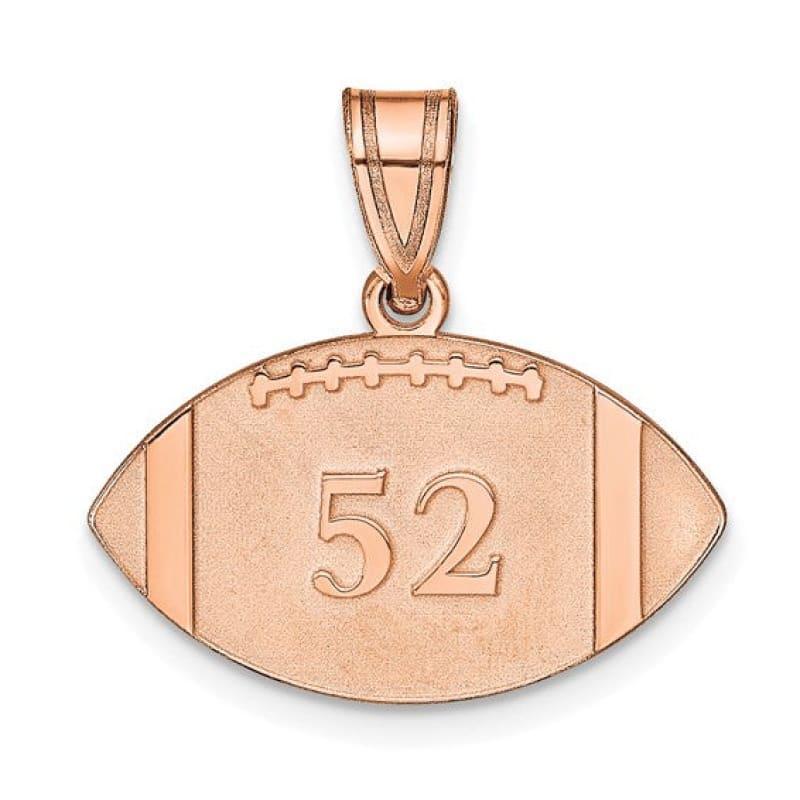 Football Number & Name Pendant - Seattle Gold Grillz