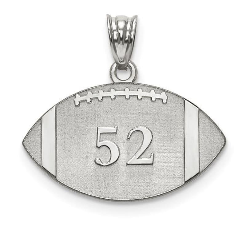 Football Number & Name Pendant - Seattle Gold Grillz