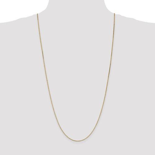 Gold 1.1mm Box Chain - Seattle Gold Grillz