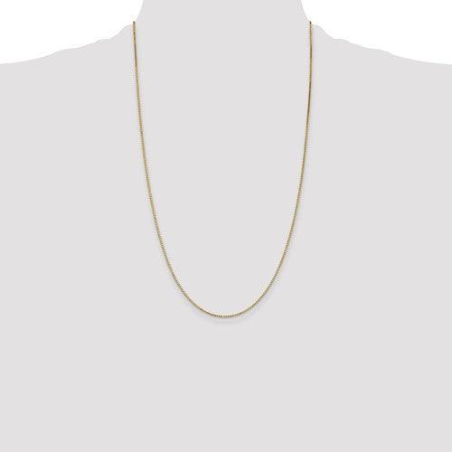 Gold 1.1mm Box Chain - Seattle Gold Grillz
