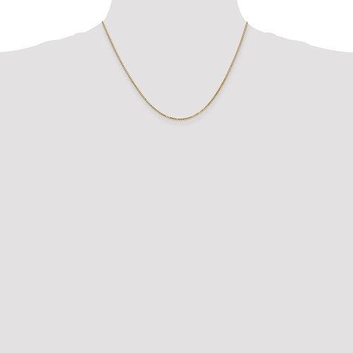 Gold 1.30mm Box Chain - Seattle Gold Grillz