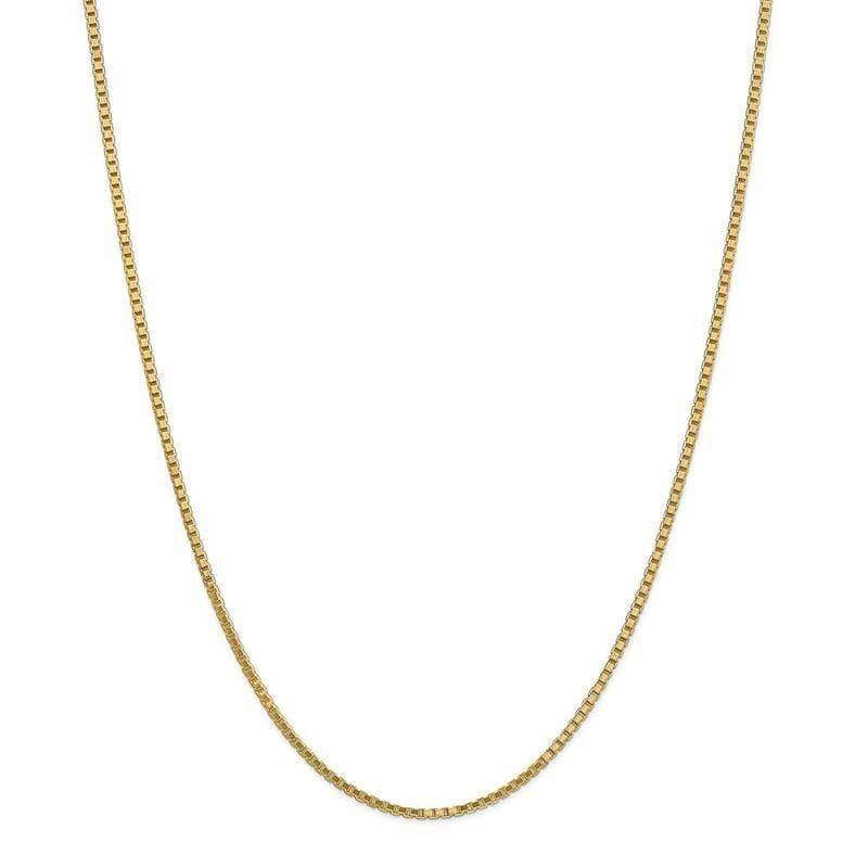 Gold 1.9mm Box Chain - Seattle Gold Grillz