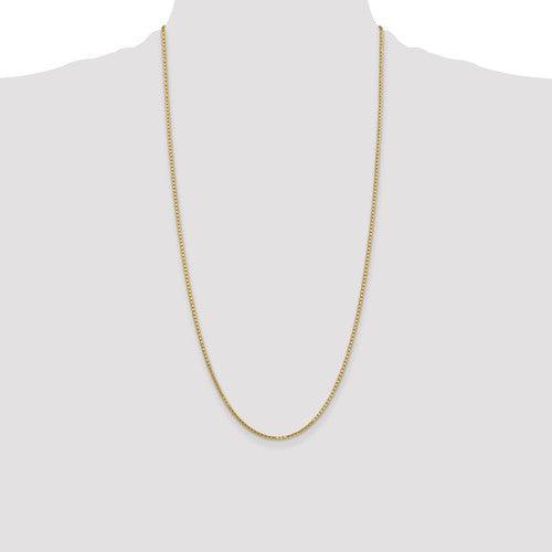 Gold 1.9mm Box Chain - Seattle Gold Grillz