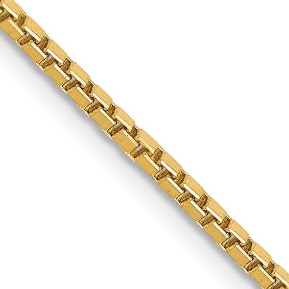 Gold 1.9mm Box Chain - Seattle Gold Grillz