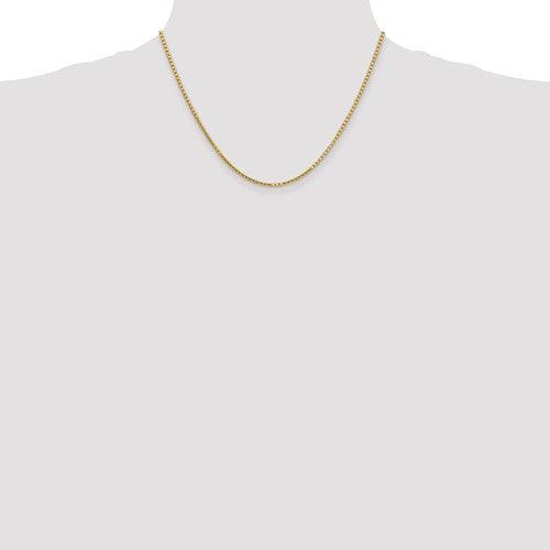 Gold 1.9mm Box Chain - Seattle Gold Grillz