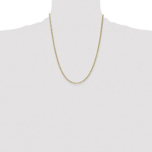 Gold 2.5mm Figaro Chain - Seattle Gold Grillz