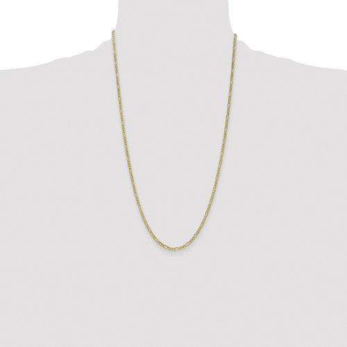 Gold 2.5mm Figaro Chain - Seattle Gold Grillz