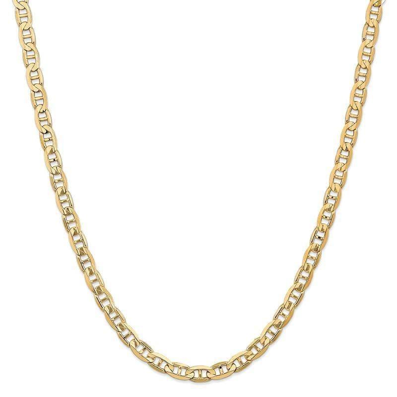 Gold 6.25mm Concave Anchor Chain - Seattle Gold Grillz