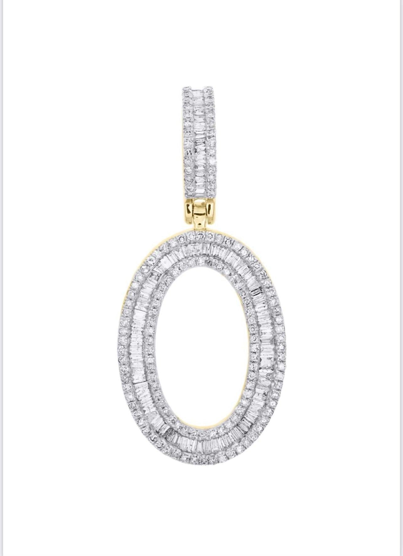 Gold Diamond Letter O Pendant - Seattle Gold Grillz